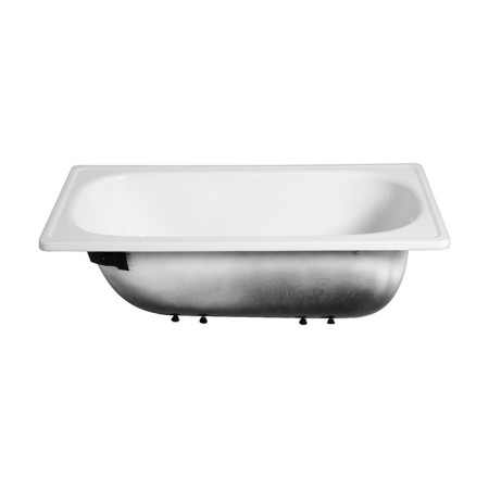 Ligeya 120x70 bath, enameled, without a frame, with side-1