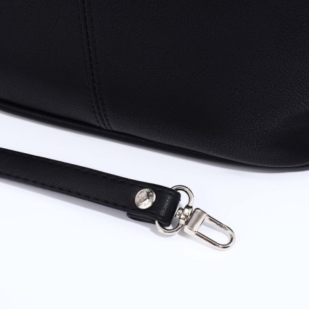 Janelli Cross-Boda Bag on a zipper, external pocket, black color-4
