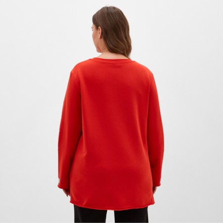 Women's sweatshirt MIST COZY STYLE, red, size 58-2