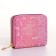 Women's wallet with lightning, pink color