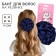 Outlet. Bant for hair on elastic band, 11 cm, dark blue, kitty Marie