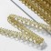 Decorative braid “loop”, 12 mm, 10 ± 1 m, gold color