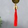Metal bell "Hieroglyph - blessing" 1 bell d = 2.5 cm 37x5 cm