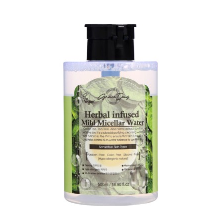 Grace Day micellar water with plant extracts, 500 ml