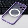 Luazon cover for the iPhone 12 Pro, support for Magsafe, edging, plastic, purple