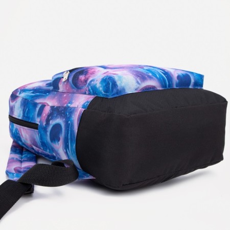 School backpack from lightning textiles, 1 pocket, “ZFTS”, purple color-4