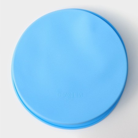 Baking uniform “Circle”, silicone, 15.5 × 5.5 cm, internal d = 15.5 cm, blue color-4