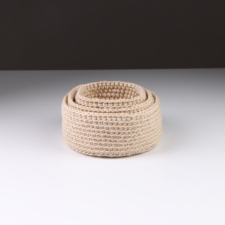 A set of knitted baskets, 3 pcs, polyester fiber, beige-2