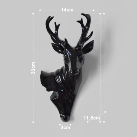 Nast-light decor "Deer" 30 x 14 cm, black-5