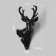Nast-light decor "Deer" 30 x 14 cm, black