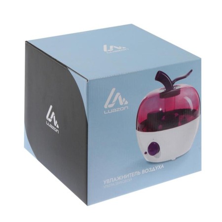 Air humidifier Luazon LHU-02, ultrasound, 2.4 l, 25 watts, white-violet-6