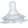 Nipple for a bottle, +6 (x) month, 2pcs., Fast stream (thick cereals), Natural, Throat 50mm