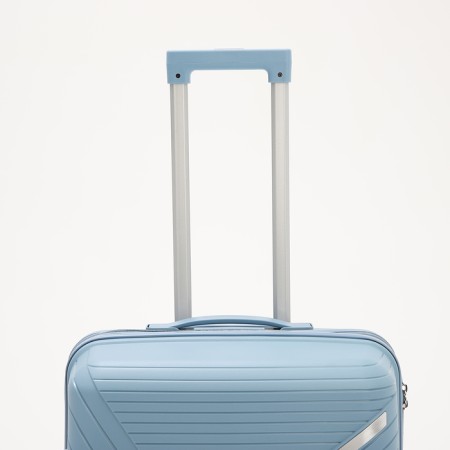 Middle suitcase 24 ", lightning department, code castle, 4 wheels, blue color-4