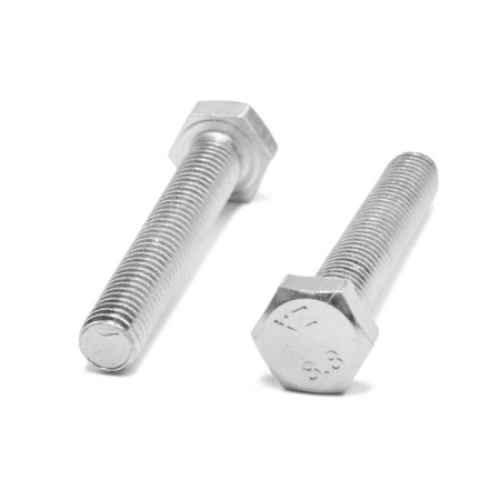 Bolt of the tundra krep, with a hexagonal head, galvanized, Din933, M8x50 mm, 1 kg-2