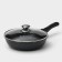 A set of kitchen utensils “Marble No. 3”, 6 objects, a lid, a removable handle, anti -stick coating, color dark marble