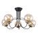 Grana chandelier, 5x40W E14, black color