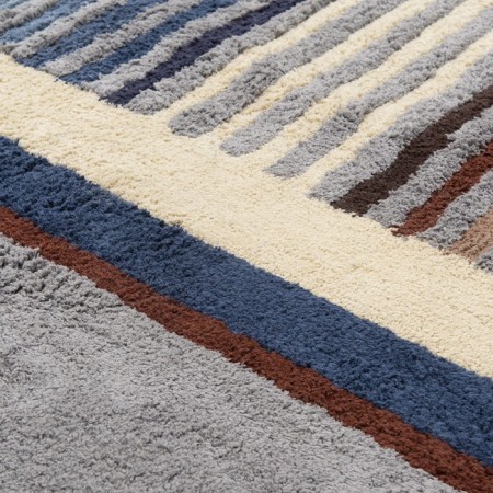 Cotton carpet with Tulip Garden Terra, size 120x180 cm-8