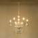Bergamamo chandelier 6he14 40w is white-chromium 60x60x97 cm
