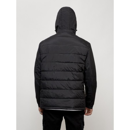 Male spring jacket, size 52, black color-14