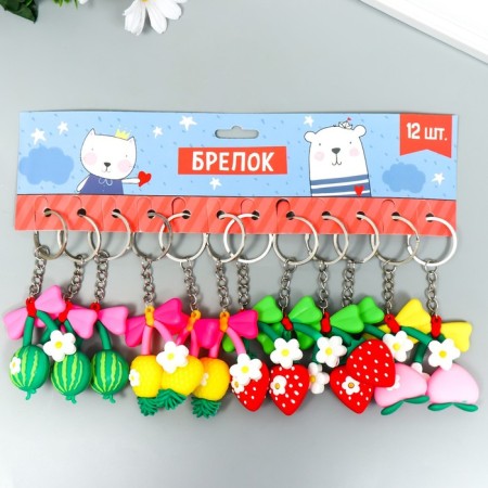 Trick rubber "Fruit with daisies" MIX 5.5x5 cm-3