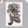 Black Black Dragon Black Tattoos 15x21 cm