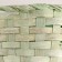 Wicker basket, d20x10xh33cm, green, bamboo