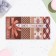 Money envelope "Happy Birthday!" Brown cage, 17 x 9 cm