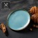 Porcelain dining porcelain Magistro "Cerera", D = 20.3 cm, blue color