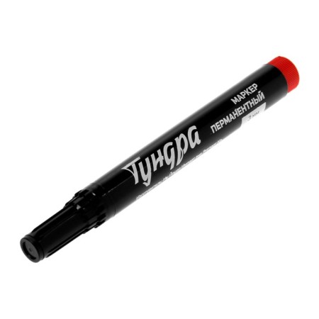 Building tundra marker, permanent, red, line width 3 mm-6