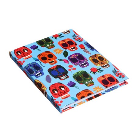Note book A6, 80 sheets in the Mexican Motives Cage, solid cover, glossy lamination, block 60 g/m2-1