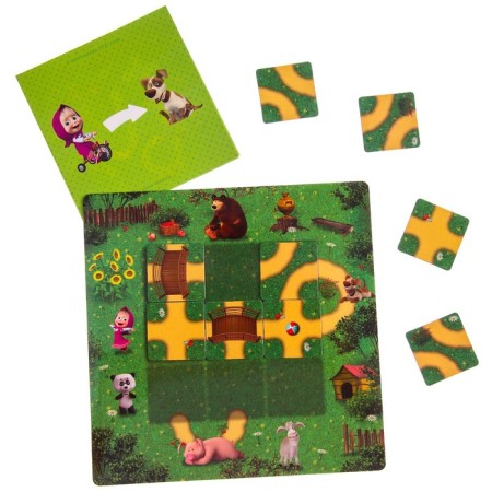 Magnetic game "Big Journey". Masha and the Bear-5