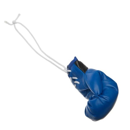 Mirror decoration, boxing glove, 9 × 5 cm, blue-1