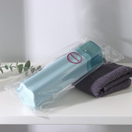 Case for toothbrush and paste of the Zvezda shares, 20.5 × 5.5 cm, blue color-6