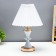 Toga table lamp 1x40W E27 220V white 22x22x35 cm Risalux