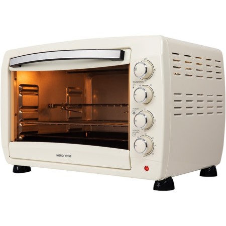 Mini-fucked NordFrost RC 450 Y, 2000 watts, 45 l, 100-250 ° C, grill, convection, beige-1