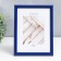 Photo frame Plastic "Mira" 15x20 cm, blue (plastic screen)