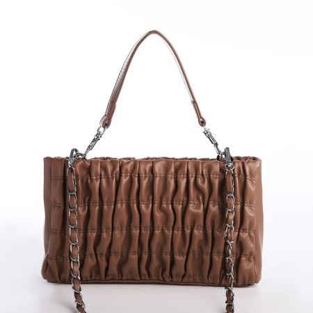 Lightning bag bag, brown color