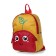 Baby backpack, lightning department, yellow/red 23x29x7.5cm