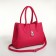 Women's bag with lightning, textura, average size, pink color