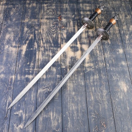 Souvenir weapons on the tablet "Knight's tournament", two swords on the shield, 71cm-2