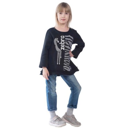 Baby Tunika "Zebra", height 104 cm, black color-2