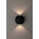 Sconces 2x1W ip 54 black 11x11x9 cm