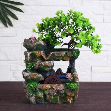 Fountain "Summer Garden" 16x30 cm (with backlight, without ball)
