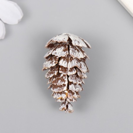 Decor for creativity "spruce branches and cones" set of 12 pcs 4x2x2; 4.5x3x3 cm-1