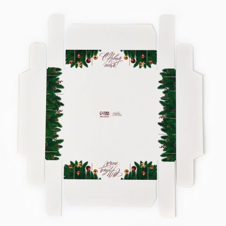Box for confectionery "New Year's mood", 15 x 15 x 20 cm, New Year-5