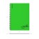 Notebook A5 80 sheets in a cage on a spiral Erichkrause Motion, with a plastic cover green,