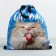 Cat BAG shoe bag two types of handles, 30 x 40 cm