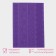 Aising rug of Dolyana "admiration", silicone, 38 × 26.5 cm, lilac color