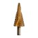 Drill step tundra pro, HSS, tin, spiral profile, trihedral. Saar, 6-30 mm