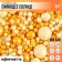 Sprinking confectionery soft: yellow, 25 g.